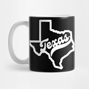 Texas State Map Mug